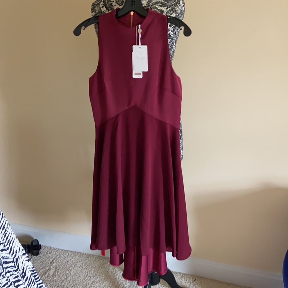 Ted Baker Kandal Dropped Hem Dress